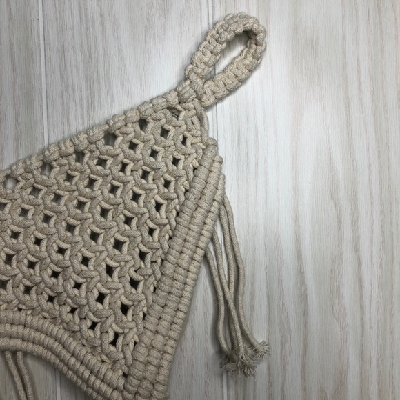 Hand Woven Macrame Garland Decor Bed Board Wall - Picture 5 of 5